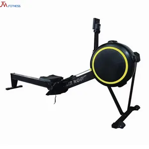 Commercial gym fitness cardio machine rowing wind resistance and magnetic resistance air rower machine