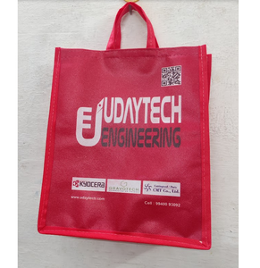 กระเป๋าพิมพ์โลโก้ที่กำหนดเองคุณภาพสูงทนทานถุงผ้าช็อปปิ้งสำหรับโปรโมชั่นการสร้างแบรนด์ธุรกิจและการใช้งานทุกวัน - Product Image 2