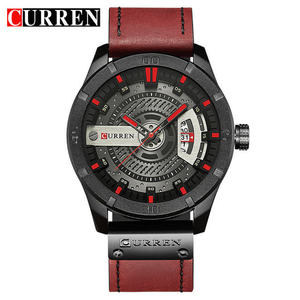 Montre pour homme Curren 8301, montre de luxe pour homme avec affichage de la date, bracelet en cuir, Relogio Masculino créatif, montres à quartz pour cadeau, Uhr Relojes - Product Image 3