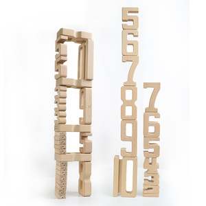 Montessori Wooden <b>Number</b> Building Blocks Large Pieces Educational Math Toy For Toddlers And Preschool Kids 3-6 Years Old - Product Image 3