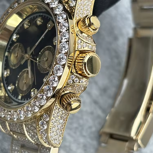 Custom High Quality Classic Luxury Stainless Steel Diamond Wristwatch Waterproof Automatic Sapphire Mechanical Brand <b>Watches</b> Men - Product Image 5