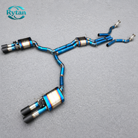 Système d'échappement Catback en acier inoxydable à soupapes Valvetronic Rytan Performance pour Audi S6/S7/RS6/RS7 C7 C7.5 4.0 V8