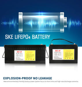 SKE SKT12100 Lifepo4 12V 4 4S lityum iyon batarya paket 3000 döngüleri ABS/Metal kasa <span class=keywords><strong>3</strong></span>-Year garanti Golf arabası UPS kamp için - Product Image 2