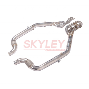 Выпускной коллектор SKYLEY Custom Turbo для Ford Mustang V8 5.0L 2015-2024, длинные трубчатые патрубки, спортивные передние соединительные трубы Mustang - Product Image 2