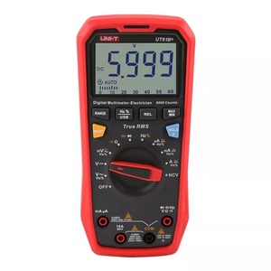มัลติมิเตอร์ดิจิตอลอัจฉริยะ Uni-t รุ่น Ut61b+ Ut61e+ Ut61d+ เครื่องมือวัดระดับมืออาชีพ True RMS CE โวลต์มิเตอร์ เครื่องวัดแรงดันไฟฟ้ากระแสสลับ - Product Image 1