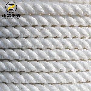 Cuerda de seguridad trenzada Zhongyu de 3 cabos, blanca, de polipropileno, nailon y poliéster, para rescate, personalizable - Product Image 4