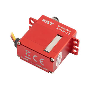 Ventas Calientes KST SV12-12 DC12V Super Alto Voltaje 9.0Kgf.cm 0.10seg/60. Aleación de Aluminio sin Núcleo de 1520Hz para Helicópteros RC y Robótica - Product Image 2