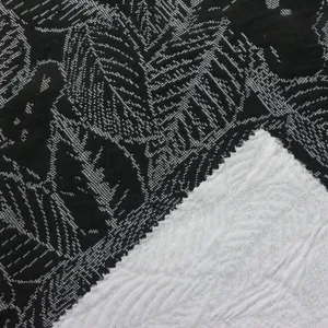 Хлопковая Полиэстеровая пряжа CVC, окрашенное одеяло «Оставьте медведя», жаккардовое трикотажное трехмерное воздушное одеяло для подводного плавания, ткань для детской одежды, одежды, маски для лица
