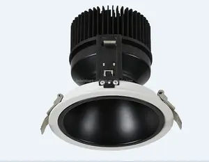 Cũ xuống ánh sáng trần 45 Wát lái xe dẫn xuống ánh sáng nhà ở & hoàn chỉnh tường rửa Downlight với lớn phản xạ