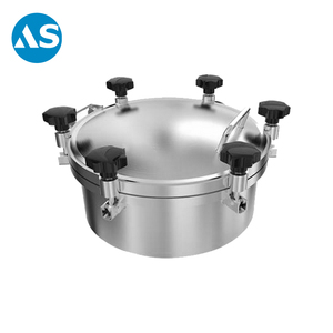 핫 세일 200mm 크기 스테인리스 SS304 외부 오프닝 탱크 위생 압력 맨홀 덮개 - Product Image 6