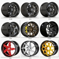 Jantes en alliage monobloc 18 pouces 6x139.7(6x5.5) Noir brillant Roues rouges pour Isuzu D-Max Mitsubishi Triton Jantes de performance