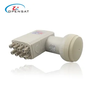 OPENSAT High Stability PLL Universal OCTO LNBF Supper performance and waterproof 8 ways & 8 outputs lnb with receiver