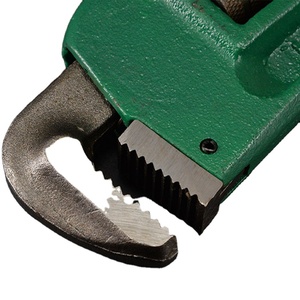 Clé à <span class=keywords><strong>cliquet</strong></span> de plomberie réglable personnalisée, poignée forgée, finition chromée, acier au carbone bon marché, outils de bricolage, support OEM disponible - Product Image 1