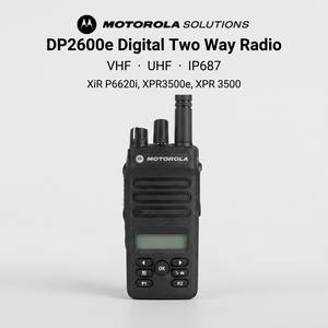 Radio Bidireccional Digital Portátil DP2600e LKP DMR VHF IP67 con Teclado Limitado y Largo Alcance - Product Image 4