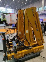 Mini Grue Mobile Électrique sur Camion 2t, Grue Pliante à Flèche de Levage 7m, Treuil Palan DC24v 12v, à Vendre