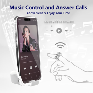 Control Remoto Bluetooth para Selfies con Anillo Magnético para Pasar Páginas de Kindle y Controlar la Desplazación de <span class=keywords><strong>Videos</strong></span> en TikTok - Product Image 4
