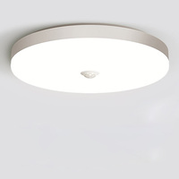 Plafonnier à LED Tri-preuve 18w Radar infrarouge automatique Contrôle acoustique Éclairage d'entrée de couloir d'escalier à commande vocale