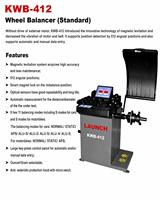 Equilibradora de Neumáticos LAUNCH KWB-412 con Levitación Magnética, Detección de Ángulo de 512°, Entrada Manual/Automática, Máquina de Equilibrado de Ruedas 220V 1g