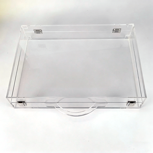 Boîte de rangement multi-usages en acrylique transparent de 4 mm d'épaisseur, lavable, <span class=keywords><strong>pour</strong></span> bijoux, outils, fournitures de bureau, animaux de compagnie et bricolage - Product Image 6