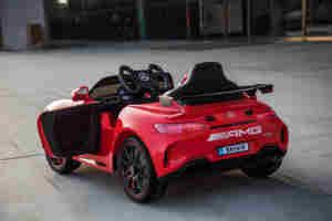 Voiture <span class=keywords><strong>Mercedes</strong></span> Benz GT4 AMG, en plastique, avec télécommande, pour enfants, véhicule - Product Image 5