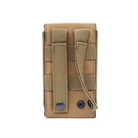 Pochette de téléphone camouflage Oxford à cadre interne, étanche, pour cigarette électronique, sac banane de sport et cyclisme, doublure PVC, multifonction tactique