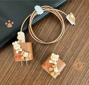 Étui de protection de <span class=keywords><strong>chargeur</strong></span> de luxe 5-en-1 pour <span class=keywords><strong>iPhone</strong></span> 13 15 17 18W 20W, charge rapide Type C, standard US EU, avec <span class=keywords><strong>enrouleur</strong></span> de câbles et housse de protection - Product Image 4