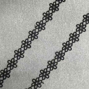 Zsy 1.4Cm Thân Thiện Với Môi Polyester Ren Vải Đầy Màu Sắc Nhỏ Thêu <span class=keywords><strong>Daisy</strong></span> Hoa Ren <span class=keywords><strong>Trim</strong></span> Cho Túi Xách - Product Image 1