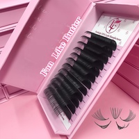 Extensions de cils 3D Volume faites à la main de haute qualité en plateaux 0.02 0.03 0.05 0.07 0.20 CC Cheveux synthétiques véganes sans cruauté animale Marque privée