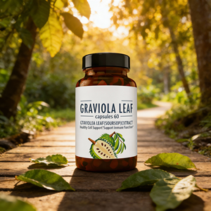 תמצית עלי גרביוֹלה טבעית 500 מ\\\"ג 650 מ\\\"ג, כמוסות גרביוֹלה, מותג פרטי OEM - Product Image 2