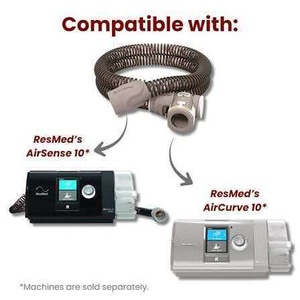 Tubo de Circuito <span class=keywords><strong>CPAP</strong></span> Climatizado ClimateLineAir, Manguera Calefactada Compatible con <span class=keywords><strong>ResMed</strong></span> AirSense 10 AirCurve 10, Reduce la Presión de la <span class=keywords><strong>Mascarilla</strong></span>, Ideal para Dormir de Lado - Product Image 4