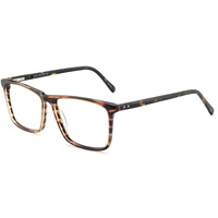 Dernières spécifications de haute qualité Montures de lunettes de marque italienne Lunettes optiques pour hommes en acétate Monture de lunettes de luxe
