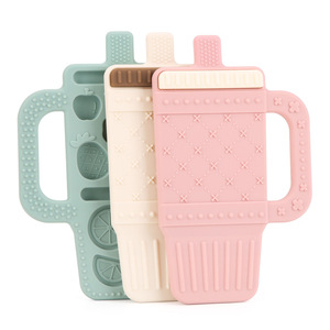 Stanley <b>Ice</b> <b>Cream</b> Shape Silicone Teether For Babies 0-24 Months Unisex Teething <b>Toy</b> - Product Image 5