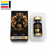 Boîte en papier 3ml 10ml, impression de logo personnalisé, conception graphique gratuite, épreuve artistique en 2 jours, emballage