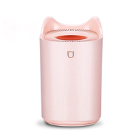 Humidificateur à double buse de 3000 ml - Diffuseur de brume froide 3-en-1 grande capacité avec lumière LED colorée