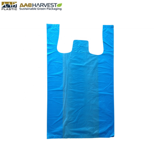 Conception de sac de transport sacs d'emballage à provisions robustes fournisseur plastique HDPE OEM Logo personnalisé emballage de Surface industriel - Product Image 1