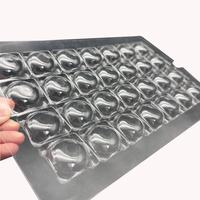 Emballage personnalisé en plastique PVC léger et carré pour chocolats, macarons, gâteaux et sucettes, contenants alimentaires adaptés aux animaux domestiques