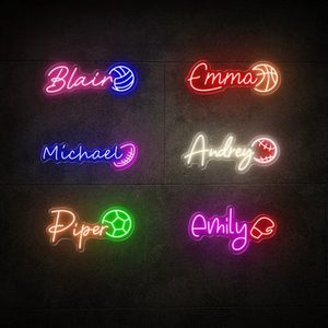 DropShipping Custom Logo Personalized Advertising Lights up Acrylic Happy Birthday LED Neon Sign for Wedding Party Wall Decor - Product Image 5