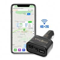 Rastreador GPS 4G SinoTrack 4G, seguimiento de dispositivos USB dual con encendedor de cigarrillos para automóvil, 2, 2, 2, 2, 2, 2