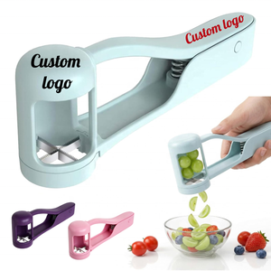 Cortador de Tomates y Uvas de Plástico con Logotipo Personalizado, Separador de Frutas Frescas para Uso Doméstico, Herramienta para Evitar que <span class=keywords><strong>los</strong></span> Niños se Ahoguen - Product Image 1
