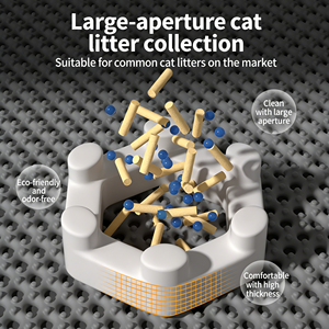 Alfombrilla para Arena de Gatos de Gran Tamaño, Personalizable, Directo de Fábrica, Rectangular, Impermeable, Antiderrames, Antisalpicaduras, con Doble Capa de Filtro, de EVA - Product Image 6