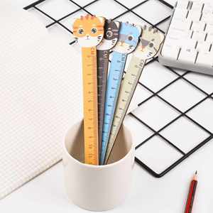 ไม้บรรทัดลายอุ้งเท้าแมวการ์ตูนขายดี สำหรับนักเรียนประถมและมัธยม - Product Image 4