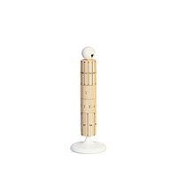 Calendrier de bureau rotatif créatif en bois massif, style trompette, ornement décoratif, article de décoration intérieure de style japonais, marque JIAYI, pour l'inauguration de la maison
