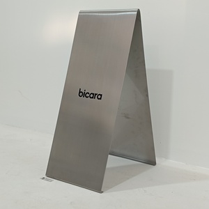 Custom Pattern Mirror a <b>Frame</b> Sign Commercial Sidewalk Outdoor Floor Stand Advertising Metal Coffee Shop Mirror Sign Board - Product Image 6