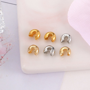 Open Type Positioning Bead Clasp C Shape Metal Jewelry Finding For <b>Bracelet</b> Silver Gold Copper Plated - Product Image 2