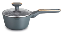 Casserole Ronde en Aluminium Coulée Moderne à Motif Tout Design, Saine et Antiadhésive, pour la Cuisine à Domicile