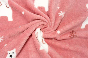 Manta de Bebé Recién Nacido de Felpa de Coral 100% Poliéster, Tejida, Estampada con Temática Animal, Estilo Regalo, Dibujos Animados, 40''x 29'', Súper Suave - Product Image 2