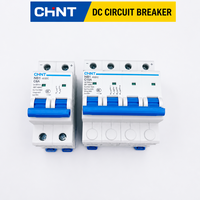 Disjoncteur miniature CHINT NB1-63DC DC 1P 2P 4P 50A DC500V DC1000V pour systèmes solaires photovoltaïques
