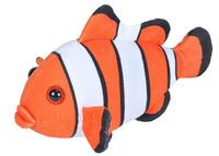 Jouets en peluche de poisson-clown doux de 10 pouces pour enfants, cadeau, poisson-clown en peluche, animal marin en peluche, jouets oreiller, poisson-clown en peluche personnalisé