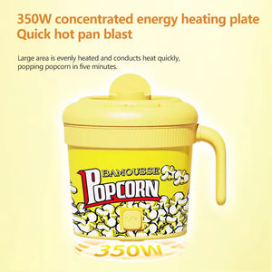 Máquina de Palomitas de Maíz Automática, Mini, de Aluminio, 350W, Silenciosa, con Protección Contra Sobrecalentamiento, Calentamiento Rápido, para el Hogar - Product Image 5