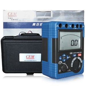 เครื่องทดสอบฉนวนไฟฟ้าดิจิตอล CEM DT-6605 5kV เมกะโอห์มมิเตอร์ สำหรับทดสอบหม้อแปลงไฟฟ้า - Product Image 1
